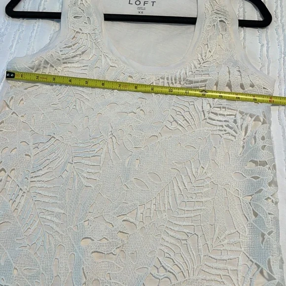 NWOT Loft lace tank - x- small - Picture 3 of 6